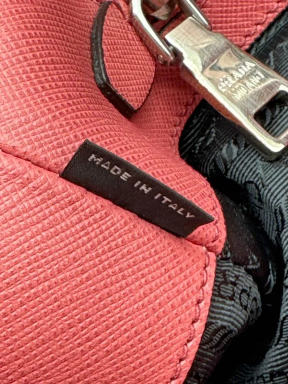 Prada  Soft Saffiano Leather Tote Bag Pink